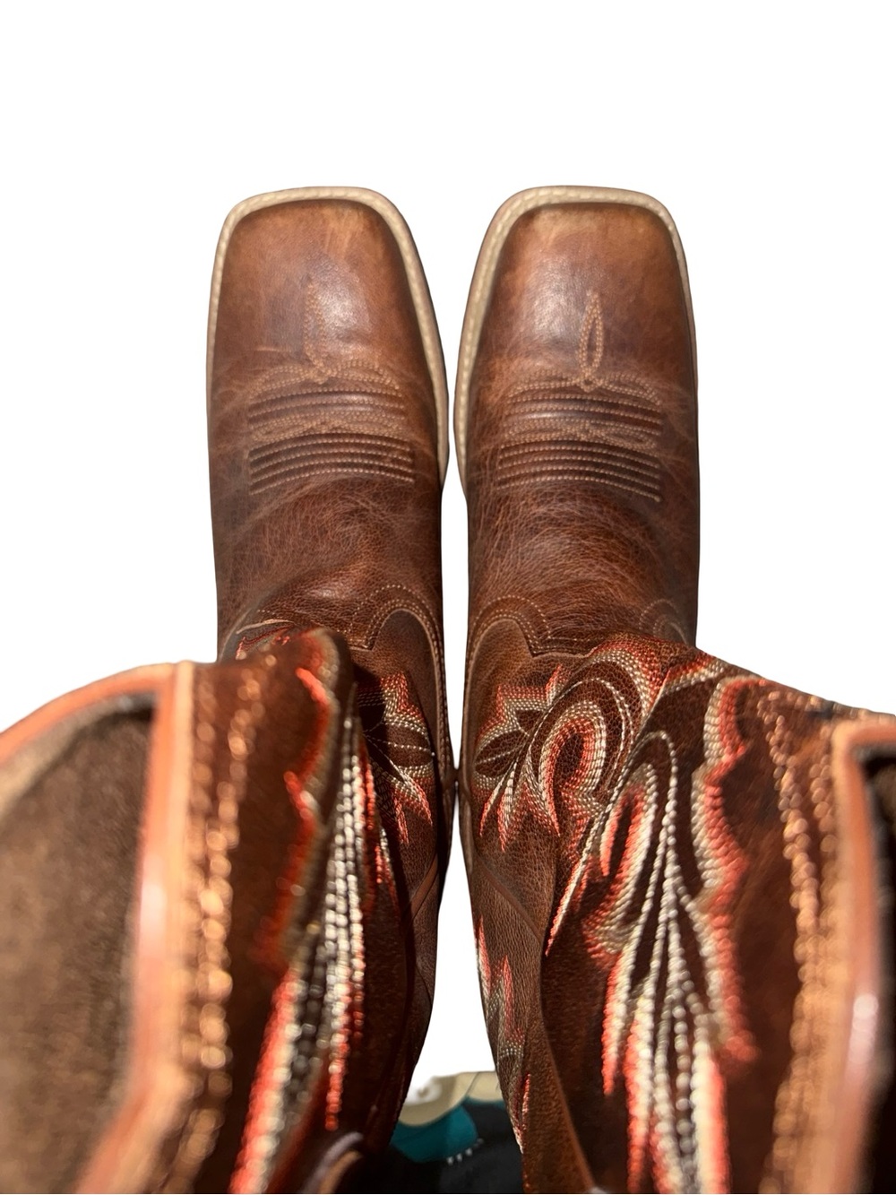 Ariat Women's Breakout Western Leather Boots - Rustic Brown - Picture 11 of 12